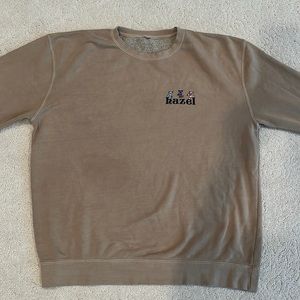 Hazel Boutique Women’s XL Brown Crewneck